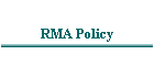 RMA Policy
